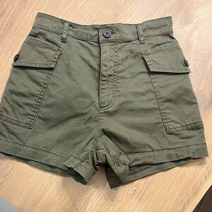 Frame High Rise Shorts